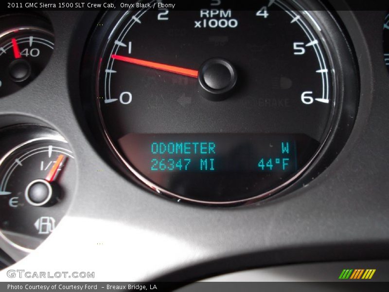 Onyx Black / Ebony 2011 GMC Sierra 1500 SLT Crew Cab