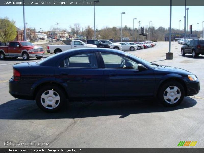 Midnight Blue Pearl / Taupe 2005 Dodge Stratus SXT Sedan