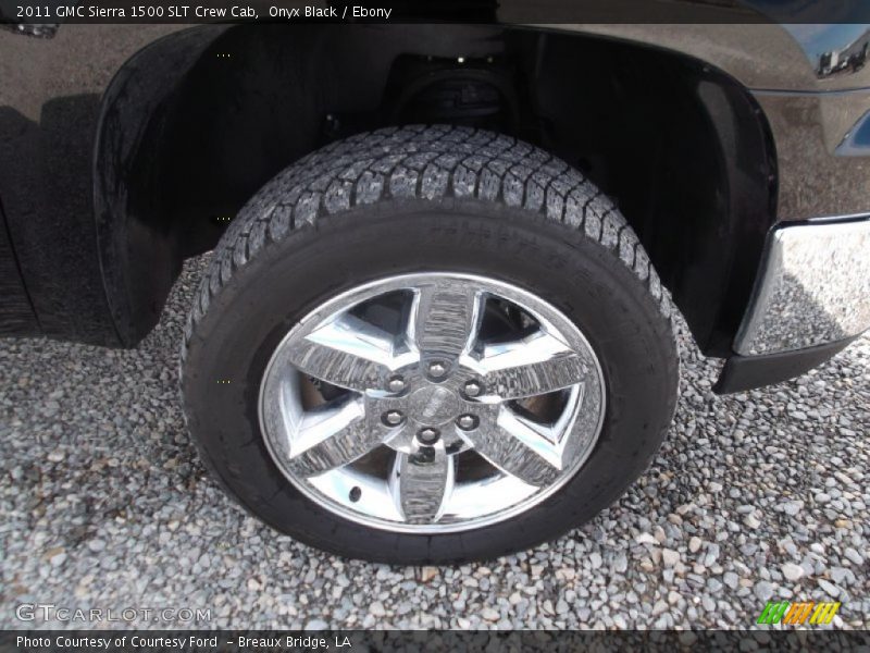 Onyx Black / Ebony 2011 GMC Sierra 1500 SLT Crew Cab