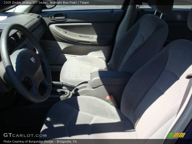Midnight Blue Pearl / Taupe 2005 Dodge Stratus SXT Sedan