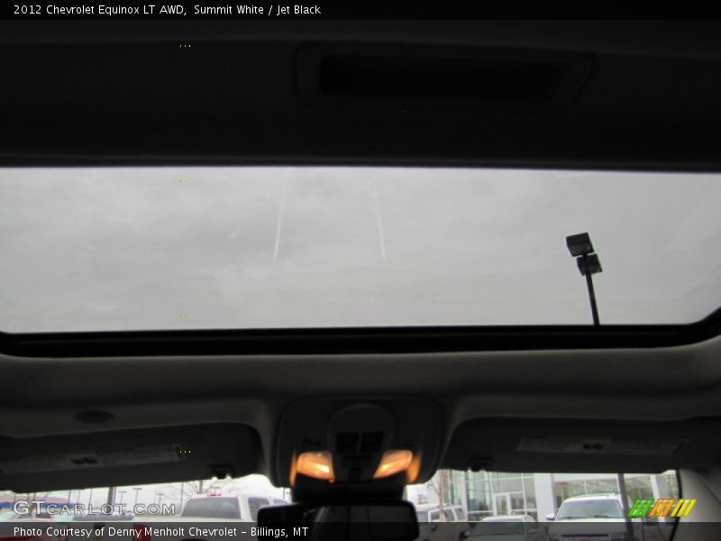 Summit White / Jet Black 2012 Chevrolet Equinox LT AWD