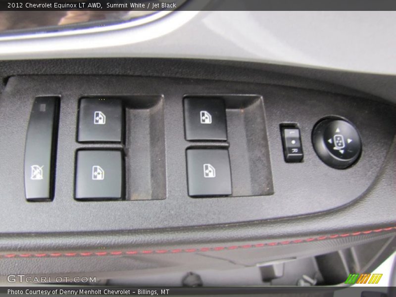 Summit White / Jet Black 2012 Chevrolet Equinox LT AWD