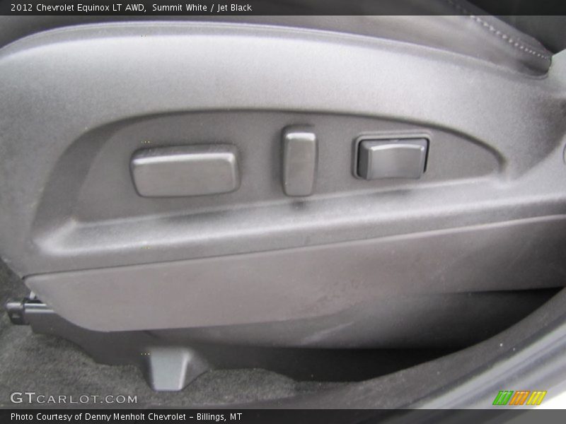 Summit White / Jet Black 2012 Chevrolet Equinox LT AWD