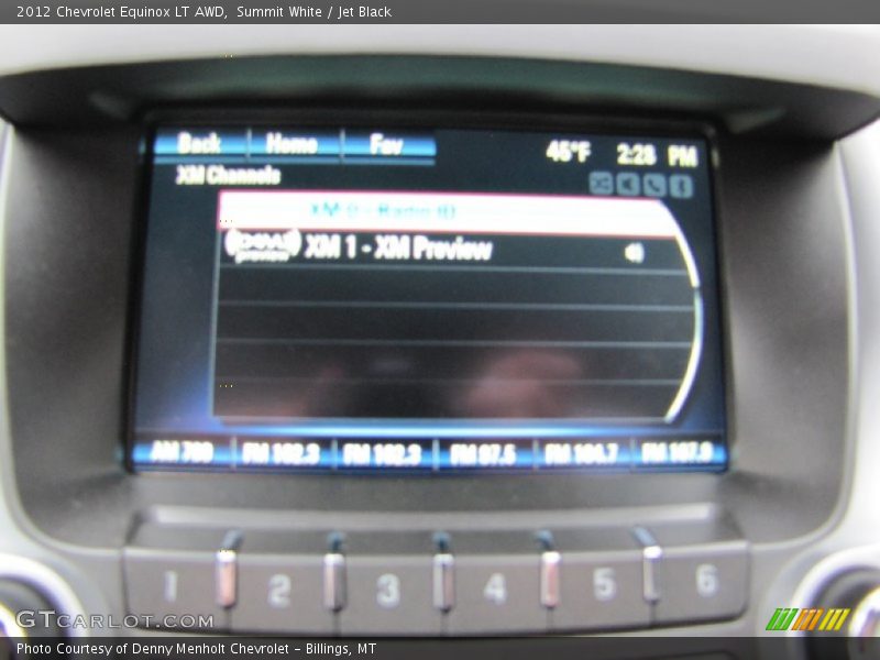 Summit White / Jet Black 2012 Chevrolet Equinox LT AWD