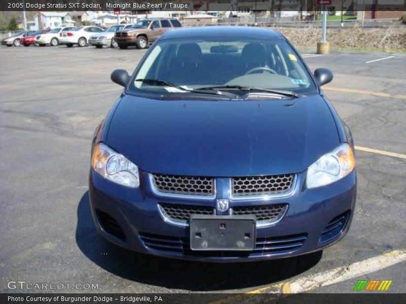 Midnight Blue Pearl / Taupe 2005 Dodge Stratus SXT Sedan