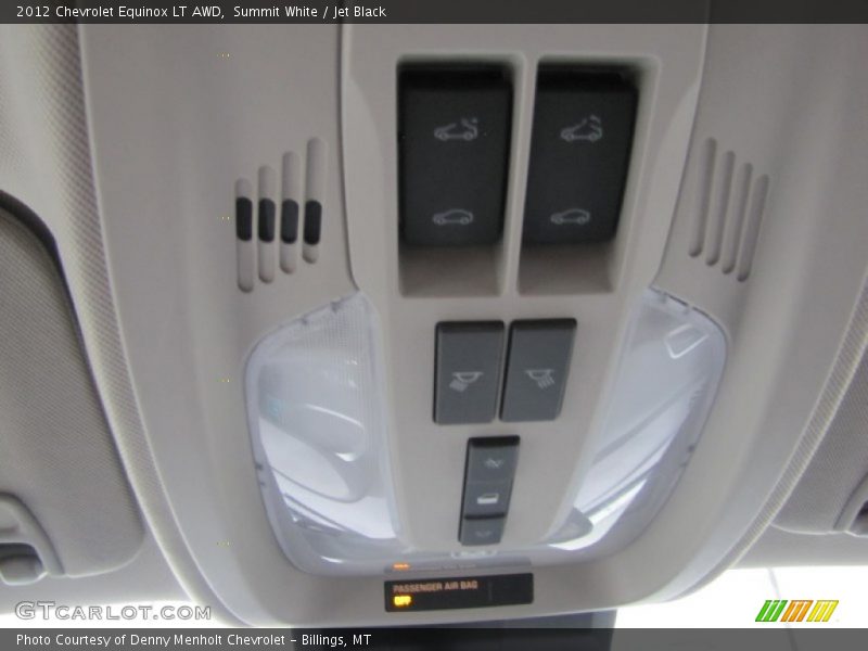Summit White / Jet Black 2012 Chevrolet Equinox LT AWD