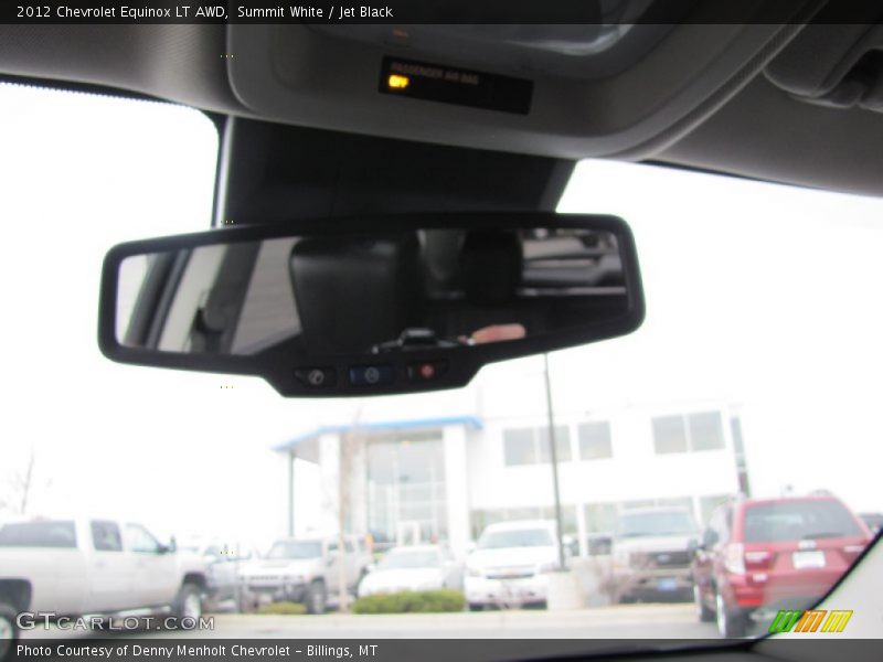 Summit White / Jet Black 2012 Chevrolet Equinox LT AWD