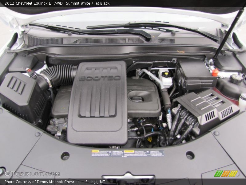 Summit White / Jet Black 2012 Chevrolet Equinox LT AWD