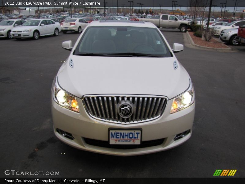 Summit White / Cashmere 2012 Buick LaCrosse FWD