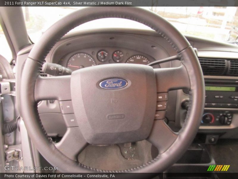 Silver Metallic / Medium Dark Flint 2011 Ford Ranger XLT SuperCab 4x4