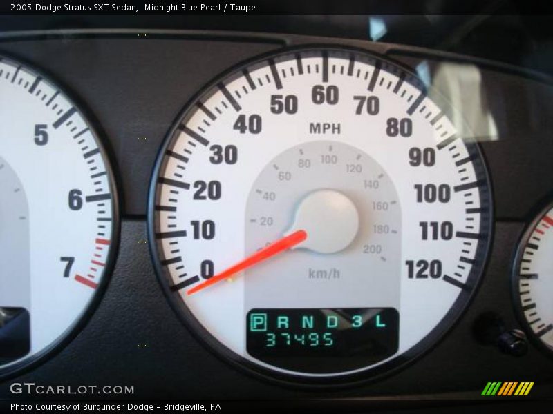 Midnight Blue Pearl / Taupe 2005 Dodge Stratus SXT Sedan