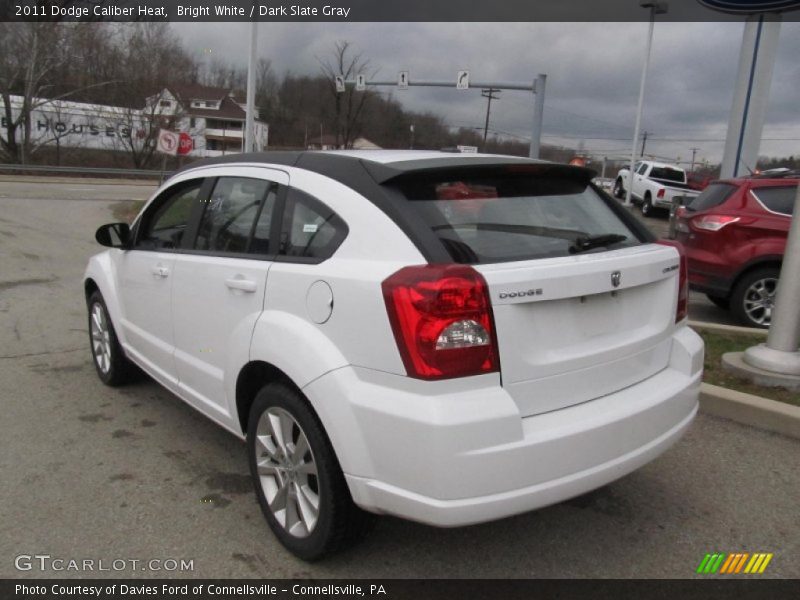 Bright White / Dark Slate Gray 2011 Dodge Caliber Heat