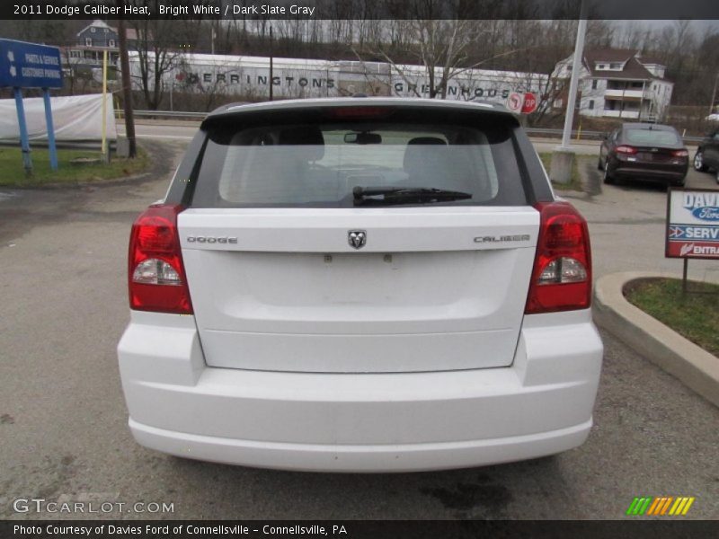 Bright White / Dark Slate Gray 2011 Dodge Caliber Heat