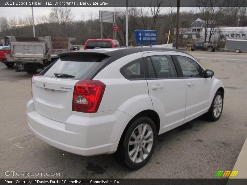 Bright White / Dark Slate Gray 2011 Dodge Caliber Heat