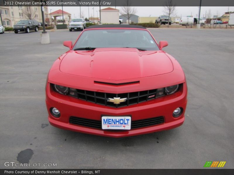 Victory Red / Gray 2012 Chevrolet Camaro SS/RS Convertible