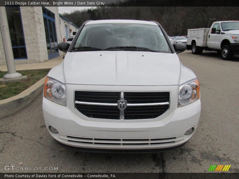 Bright White / Dark Slate Gray 2011 Dodge Caliber Heat