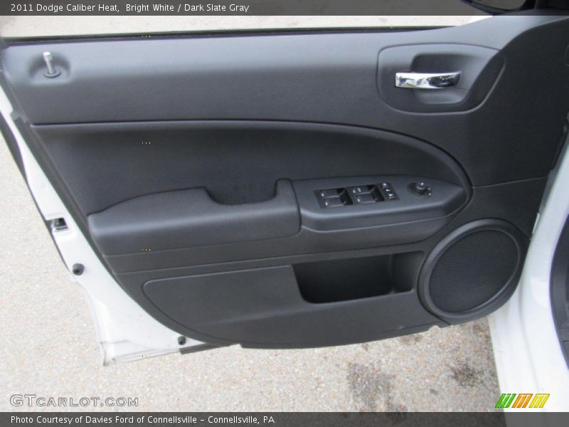 Bright White / Dark Slate Gray 2011 Dodge Caliber Heat