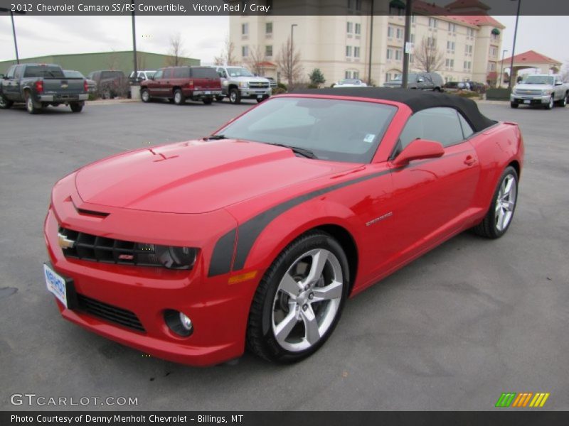 Victory Red / Gray 2012 Chevrolet Camaro SS/RS Convertible