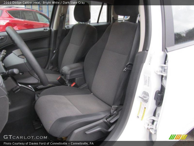 Bright White / Dark Slate Gray 2011 Dodge Caliber Heat