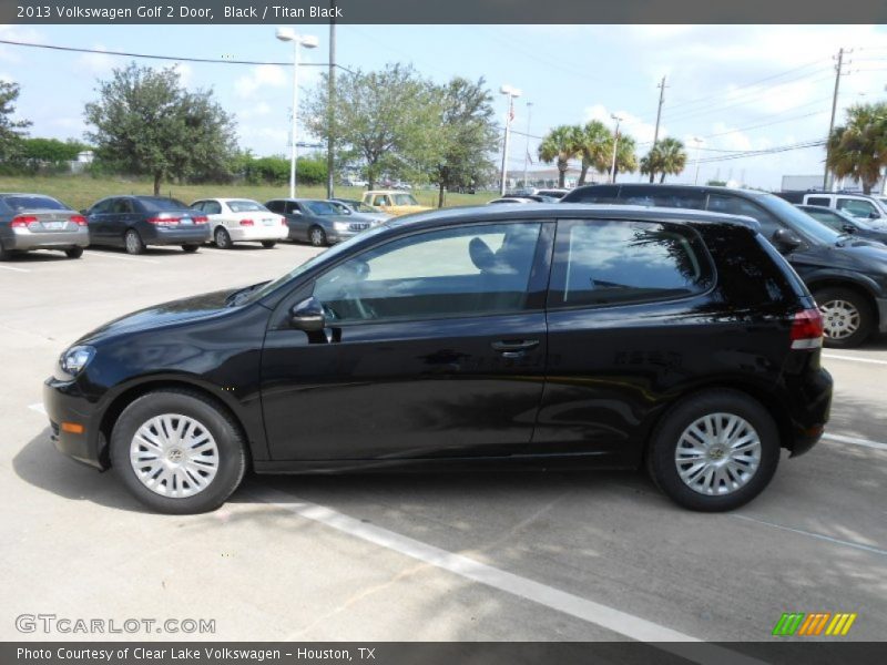 Black / Titan Black 2013 Volkswagen Golf 2 Door
