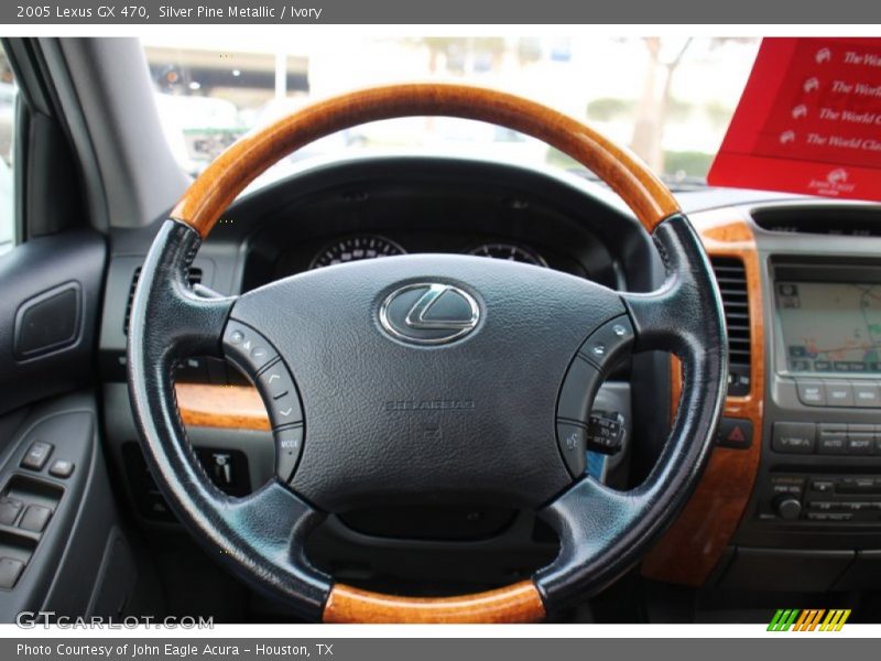 Silver Pine Metallic / Ivory 2005 Lexus GX 470