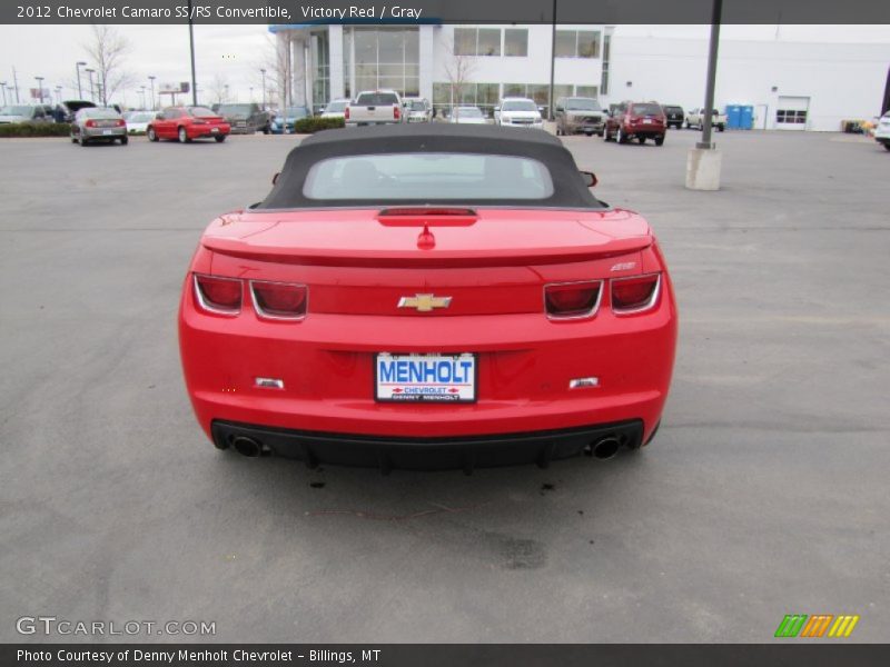 Victory Red / Gray 2012 Chevrolet Camaro SS/RS Convertible