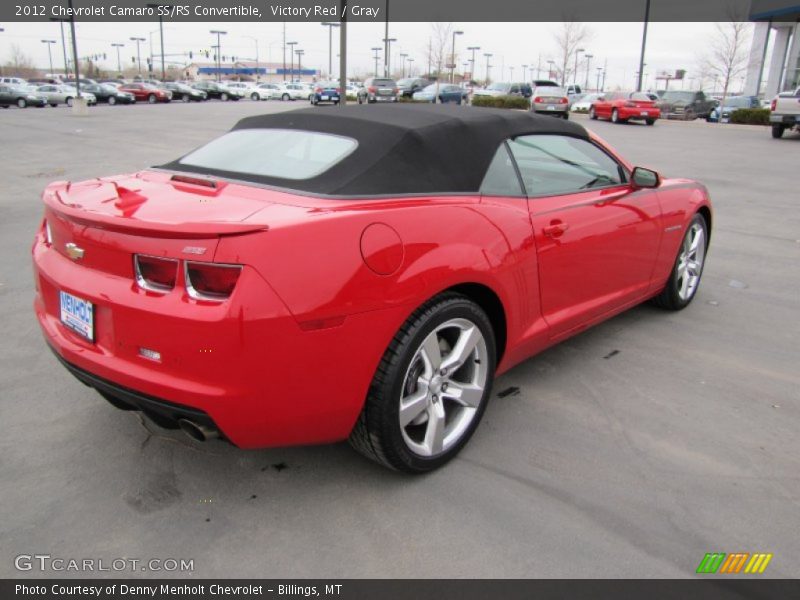Victory Red / Gray 2012 Chevrolet Camaro SS/RS Convertible