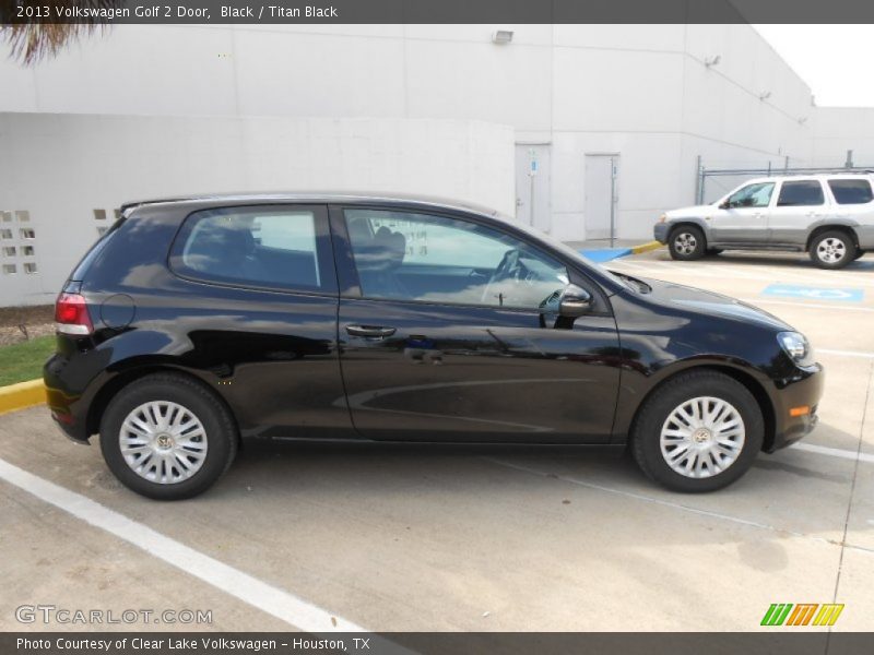 Black / Titan Black 2013 Volkswagen Golf 2 Door