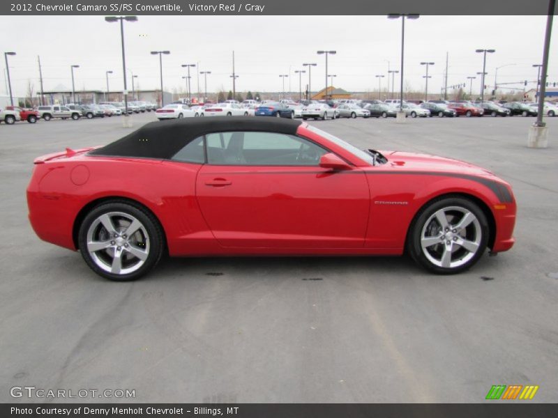 Victory Red / Gray 2012 Chevrolet Camaro SS/RS Convertible