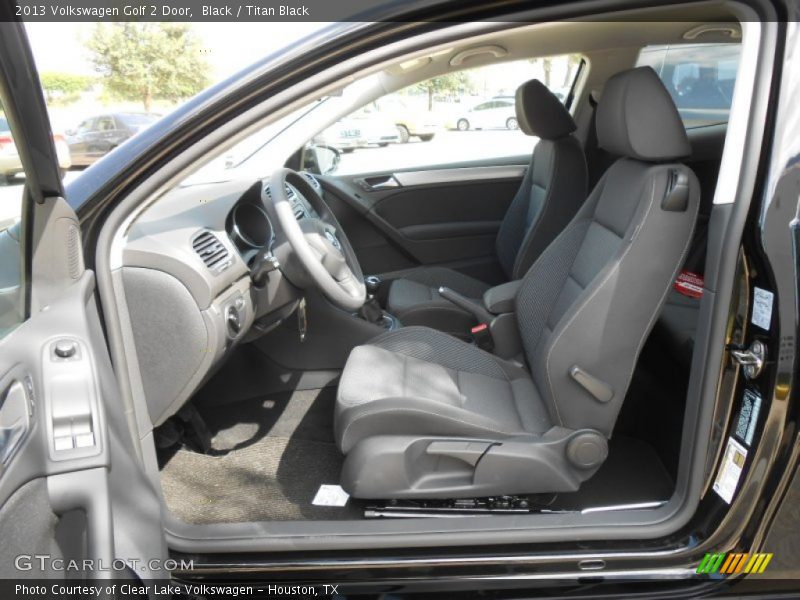 Black / Titan Black 2013 Volkswagen Golf 2 Door