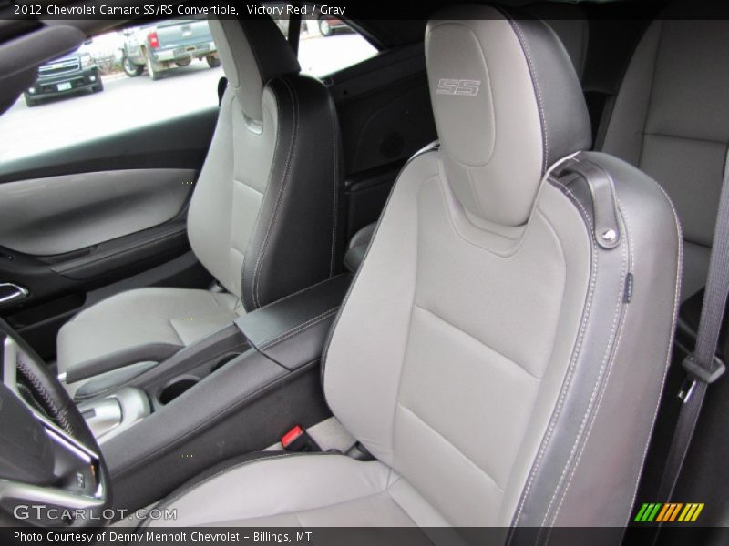 Victory Red / Gray 2012 Chevrolet Camaro SS/RS Convertible