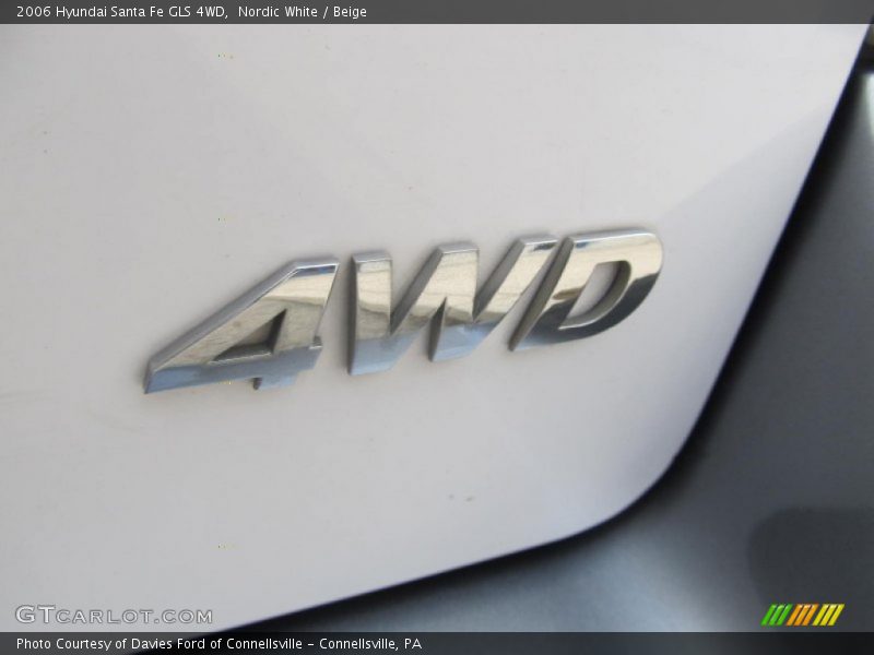 Nordic White / Beige 2006 Hyundai Santa Fe GLS 4WD