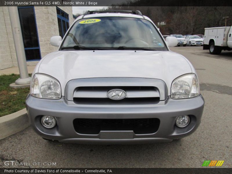 Nordic White / Beige 2006 Hyundai Santa Fe GLS 4WD