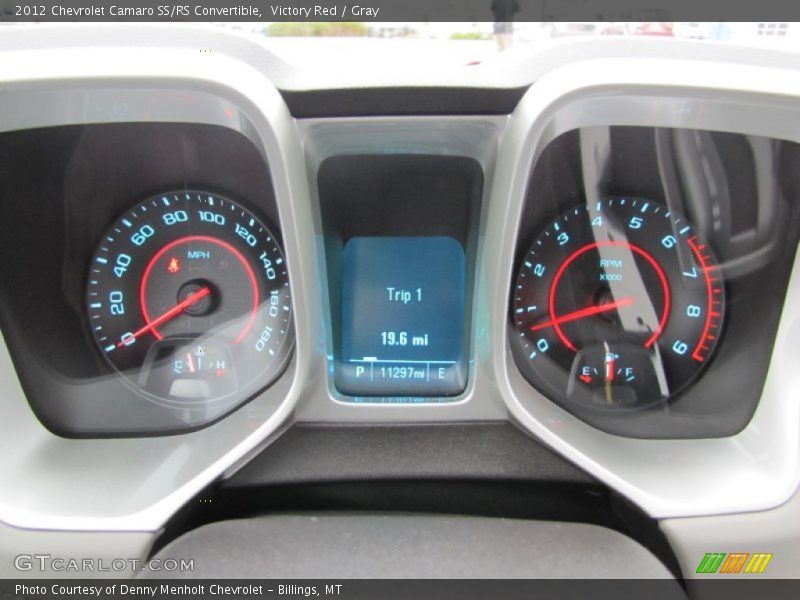 Victory Red / Gray 2012 Chevrolet Camaro SS/RS Convertible