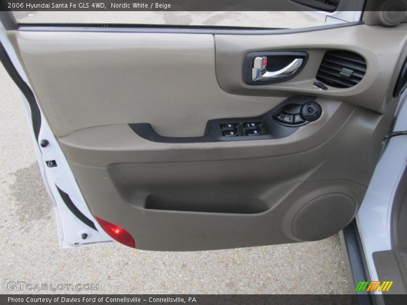Nordic White / Beige 2006 Hyundai Santa Fe GLS 4WD