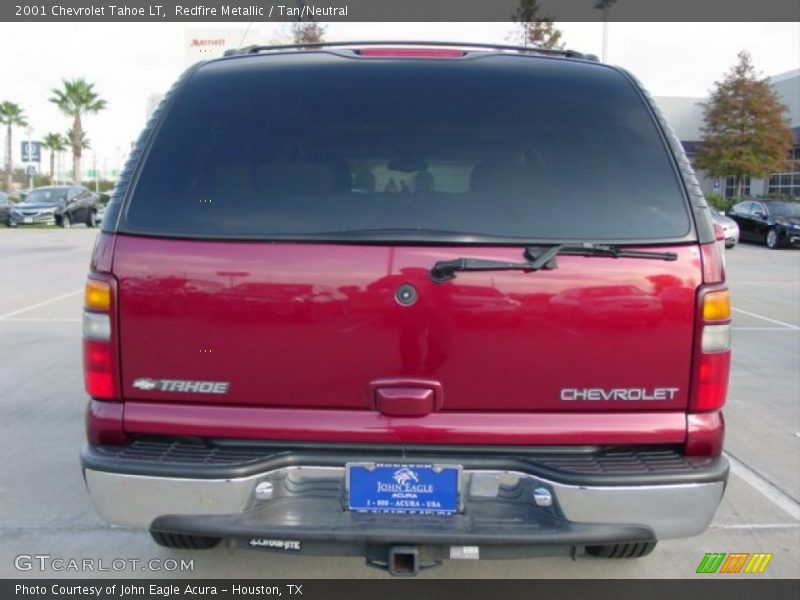 Redfire Metallic / Tan/Neutral 2001 Chevrolet Tahoe LT