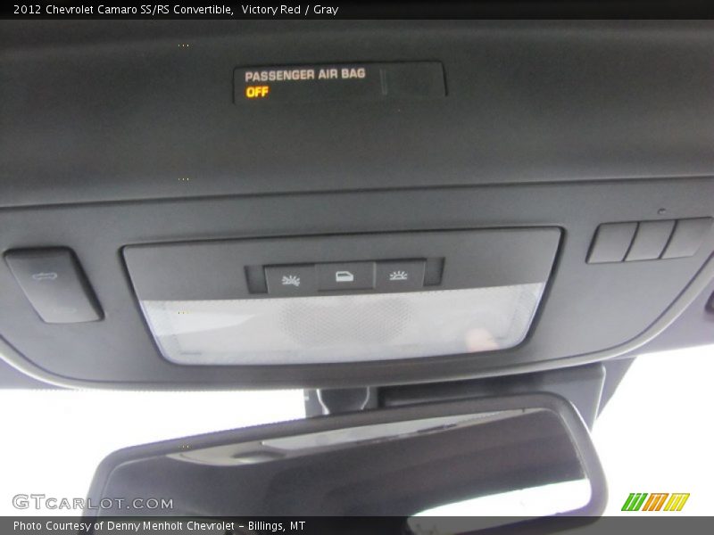 Victory Red / Gray 2012 Chevrolet Camaro SS/RS Convertible