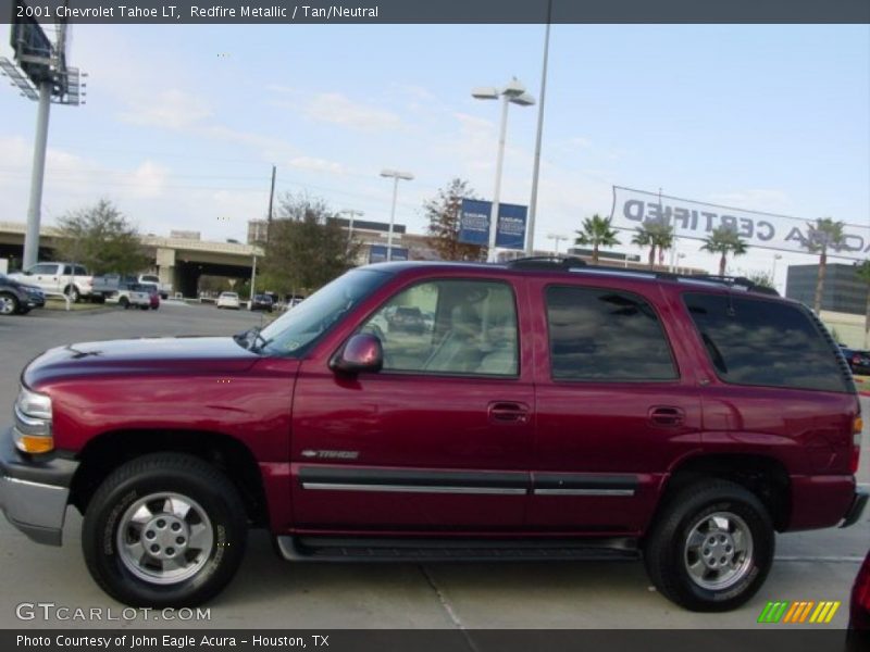 Redfire Metallic / Tan/Neutral 2001 Chevrolet Tahoe LT