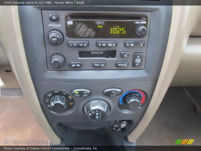 Nordic White / Beige 2006 Hyundai Santa Fe GLS 4WD