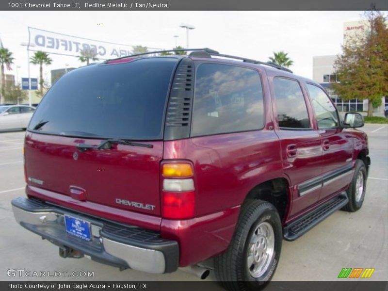 Redfire Metallic / Tan/Neutral 2001 Chevrolet Tahoe LT