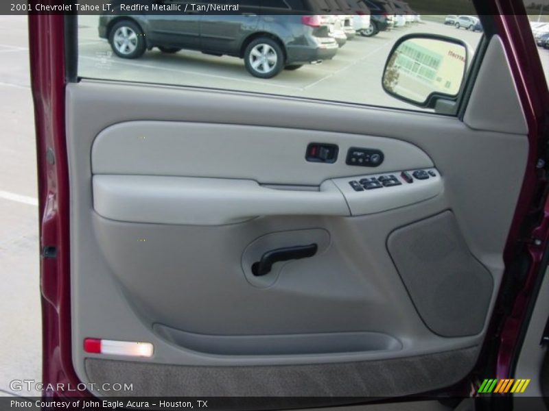 Redfire Metallic / Tan/Neutral 2001 Chevrolet Tahoe LT