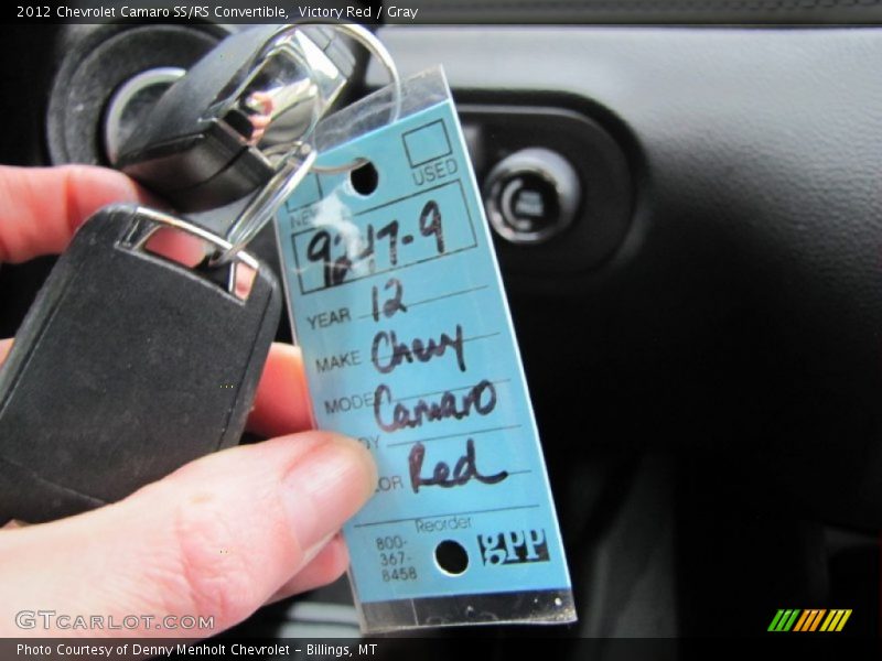 Victory Red / Gray 2012 Chevrolet Camaro SS/RS Convertible
