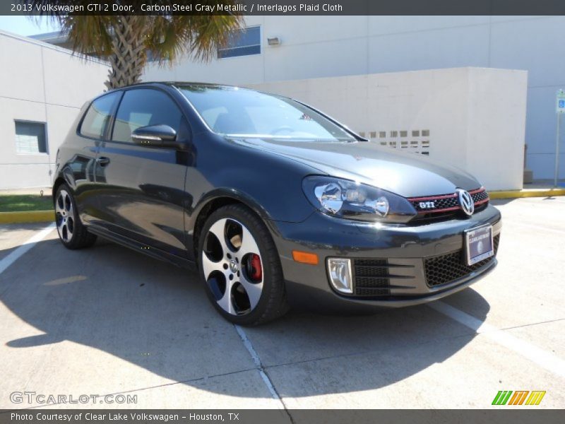 Carbon Steel Gray Metallic / Interlagos Plaid Cloth 2013 Volkswagen GTI 2 Door