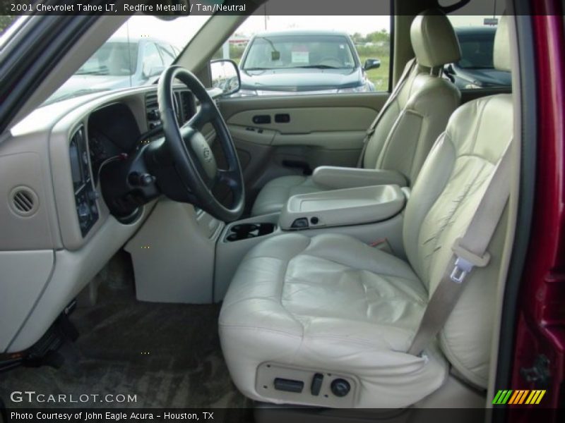 Redfire Metallic / Tan/Neutral 2001 Chevrolet Tahoe LT