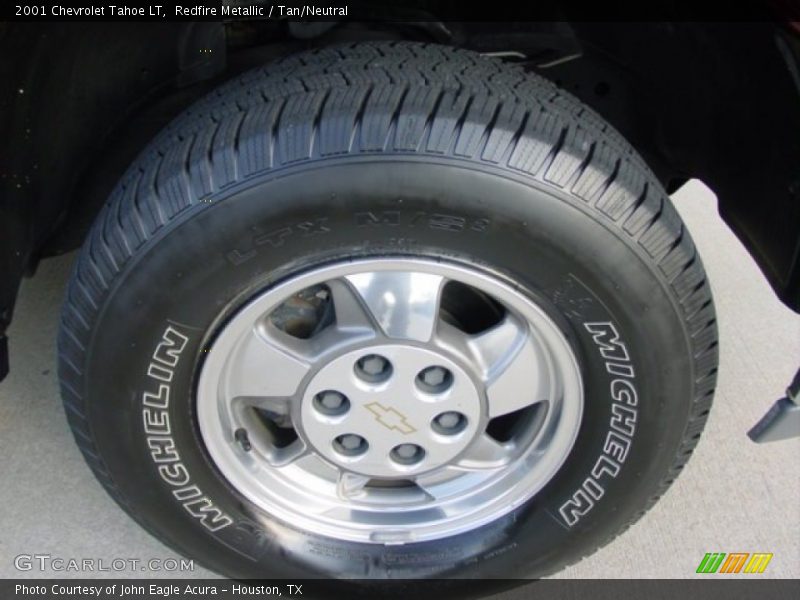 Redfire Metallic / Tan/Neutral 2001 Chevrolet Tahoe LT