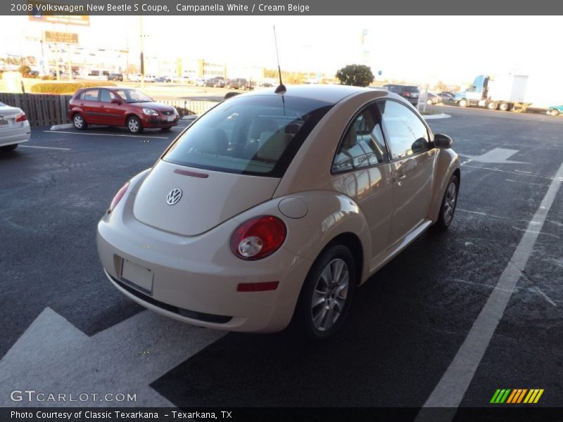 Campanella White / Cream Beige 2008 Volkswagen New Beetle S Coupe