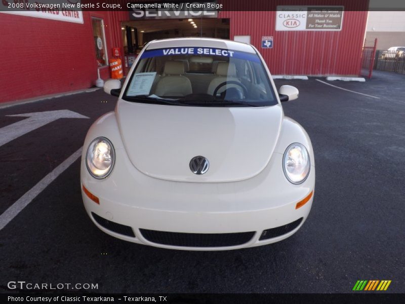 Campanella White / Cream Beige 2008 Volkswagen New Beetle S Coupe