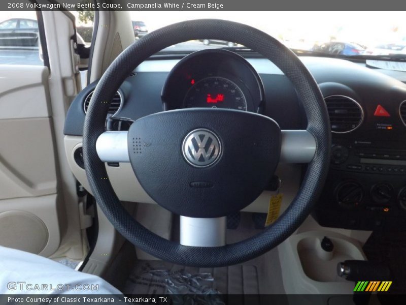 Campanella White / Cream Beige 2008 Volkswagen New Beetle S Coupe
