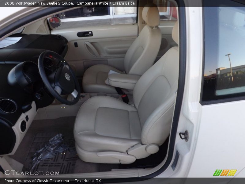 Campanella White / Cream Beige 2008 Volkswagen New Beetle S Coupe