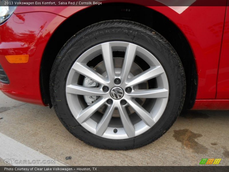 Salsa Red / Cornsilk Beige 2013 Volkswagen Eos Komfort